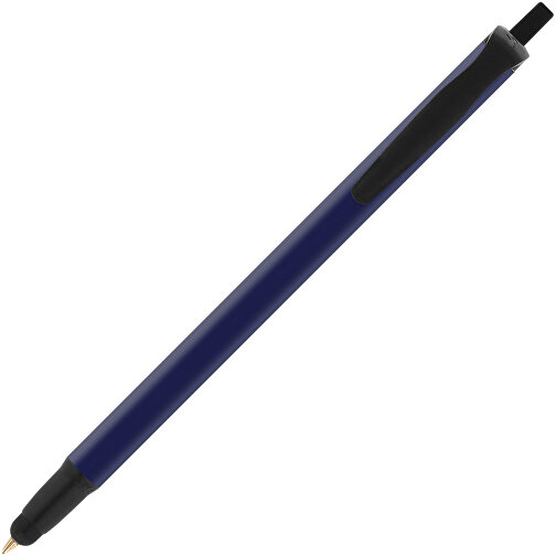 BIC® Clic Stic Stylus Kugelschreiber , BiC, marineblau/schwarz, Kunststoff, 14,00cm x 1,20cm (Länge x Breite), Bild 2