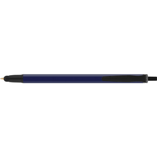 BIC® Clic Stic Stylus Kugelschreiber , BiC, marineblau/schwarz, Kunststoff, 14,00cm x 1,20cm (Länge x Breite), Bild 3