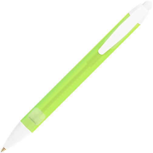 BIC® Wide Body™ Kugelschreiber , BiC, gefr. grün/weiß, Kunststoff, 14,20cm x 1,50cm (Länge x Breite), Bild 2