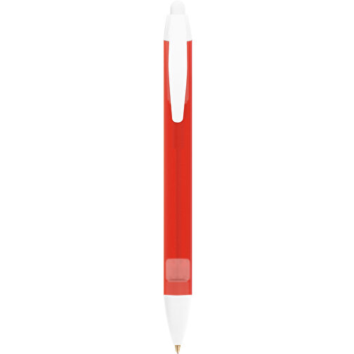 BIC® Wide Body™ Kugelschreiber , BiC, gefr. rot/weiß, Kunststoff, 14,20cm x 1,50cm (Länge x Breite), Bild 1