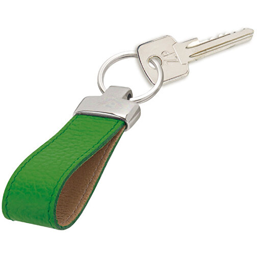Schlüsselanhänger , hellgrün, Donato Rindleder, 8,50cm x 2,50cm (Länge x Breite), Bild 1