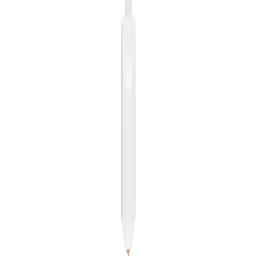 BIC® Clic Stic Digital Kugelschreiber , BiC, weiss/gefr. transparent, Kunststoff, 14,00cm x 1,20cm (Länge x Breite), Bild 1