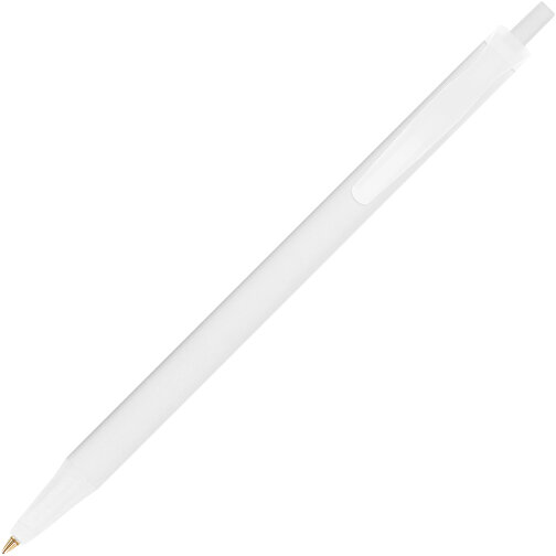BIC® Clic Stic Digital Kugelschreiber , BiC, weiß/gefr. transparent, Kunststoff, 14,00cm x 1,20cm (Länge x Breite), Bild 2