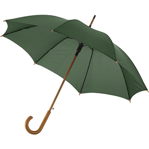 Kyle 23' paraply med automatisk åbning og træskaft og -håndtag, Billede 1