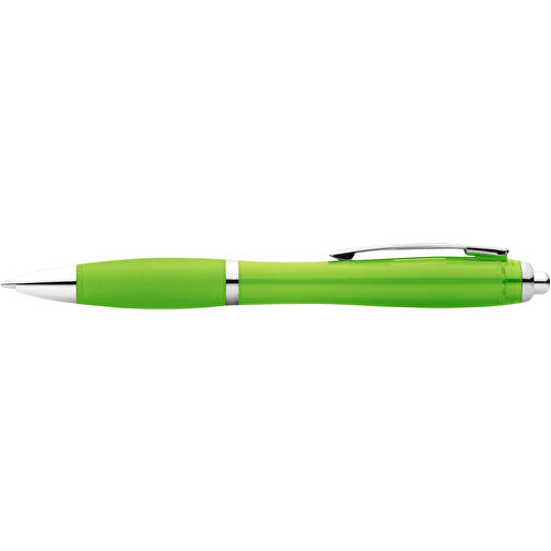 Nash transparent kulepenn med farget gummigrep, Bilde 4