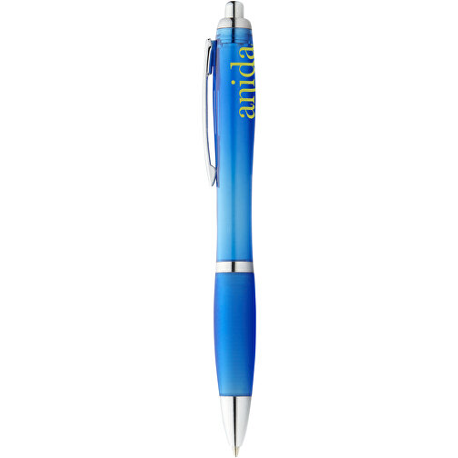 Nash Kugelschreiber Mit Farbigem Schaft Und Griff , aquablau, ABS Kunststoff, 14,00cm (Länge), Bild 6