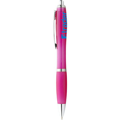 Nash Kugelschreiber Mit Farbigem Schaft Und Griff , rosa, ABS Kunststoff, 14,00cm (Länge), Bild 6