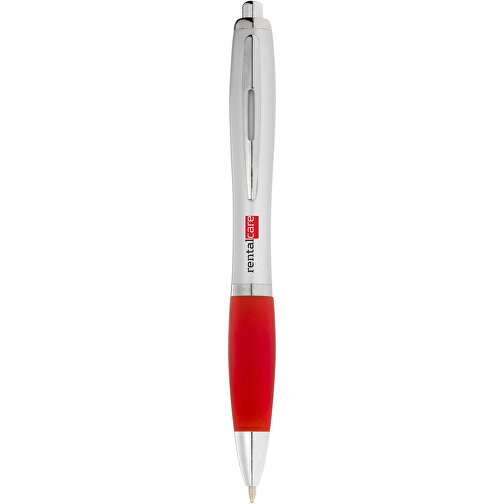 Nash kulepenn med sølvfarget kropp og farget gummigrep, Bilde 6