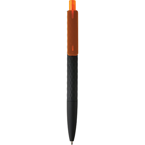 X3-Black Mit Smooth-Touch, Orange , orange, ABS, 14,00cm (Höhe), Bild 2