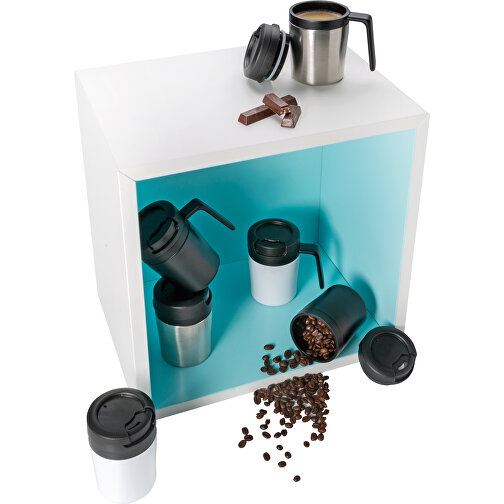 Coffee To Go Becher, Schwarz , XD Design, schwarz, PP, 10,00cm (Höhe), Bild 10