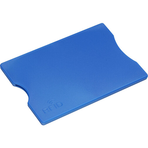 RFID-Kreditkartenhülle , blau, PS+ALU, 9,00cm x 0,40cm x 6,00cm (Länge x Höhe x Breite), Bild 1