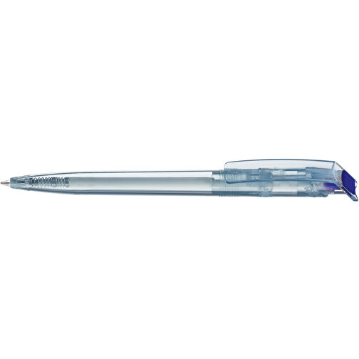 RECYCLED PET PEN Transparent SG , uma, dunkelblau, Kunststoff, 14,75cm (Länge), Bild 3