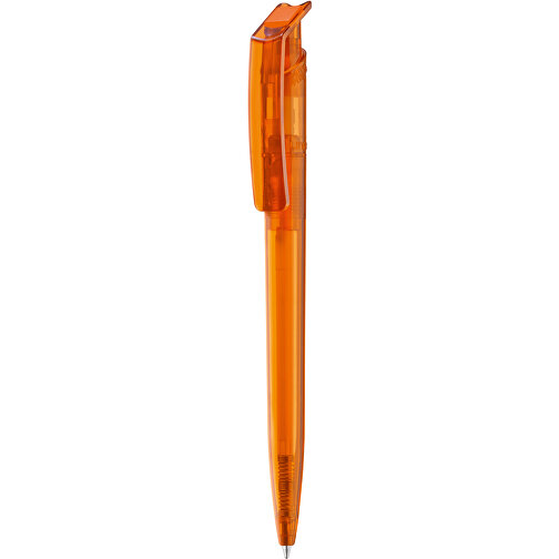 RECYCLED PET PEN Transparent , uma, orange, Kunststoff, 14,75cm (Länge), Bild 1