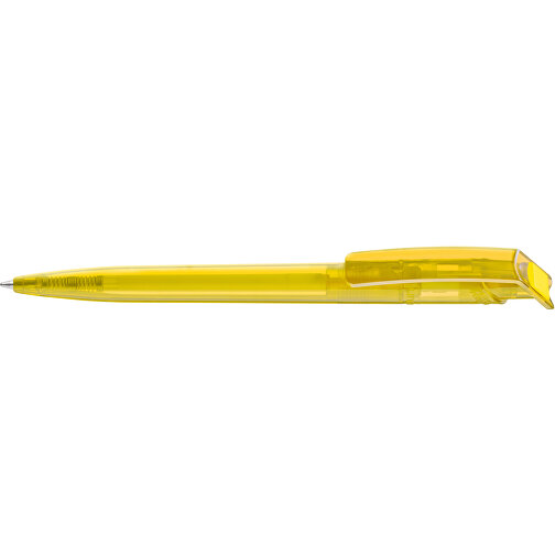 RECYCLED PET PEN Transparent , uma, gelb, Kunststoff, 14,75cm (Länge), Bild 3