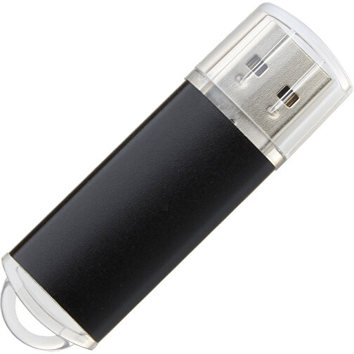 USB-Stick FROSTED 1GB , Promo Effects MB , schwarz MB , 1 GB , Kunststoff MB , 3 - 10 MB/s MB , 6,03cm x 1,80cm (Länge x Breite), Bild 1