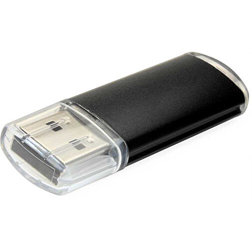 USB-Stick FROSTED 1GB , Promo Effects MB , schwarz MB , 1 GB , Kunststoff MB , 3 - 10 MB/s MB , 6,03cm x 1,80cm (Länge x Breite), Bild 2