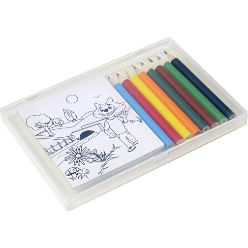 Set à dessin de 8 crayons de couleur et 20 feuilles, Image 4