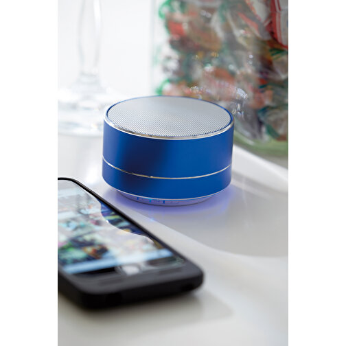 Wireless-Lautsprecher UFO , blau, Aluminium /Kunststoff, 4,20cm (Höhe), Bild 2