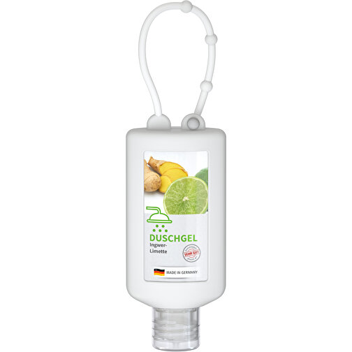 Shower Gel Ginger-Lime, 50 ml Bumper frost, Body Label (R-PET), Bild 1