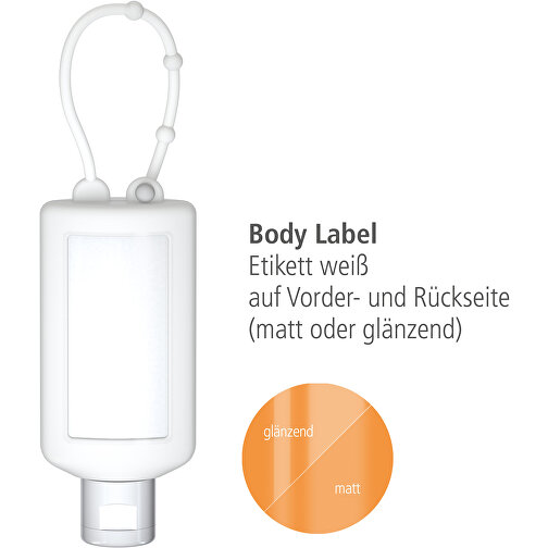 Gel deportivo, 50 ml Bumper frost, Body Label (R-PET), Imagen 3