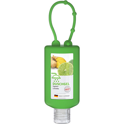 Shower Gel Ginger-Lime, 50 ml Bumper Green, Body Label, Billede 1