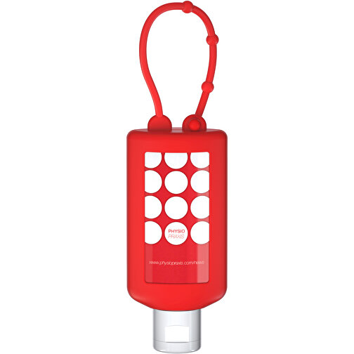 Gel deportivo, 50 ml Rojo parachoques, Etiqueta corporal (R-PET), Imagen 2