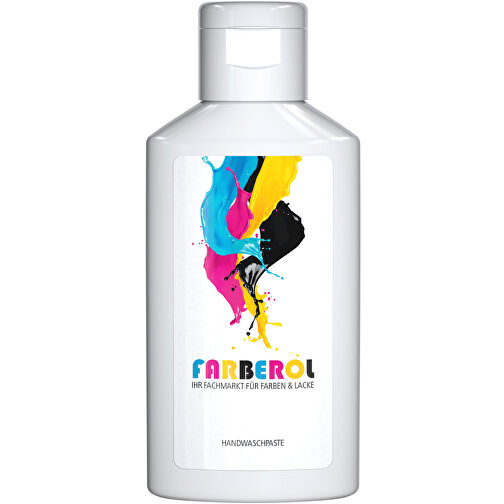 Handwaschpaste, 50 Ml, Body Label (R-PET) , weiß, Kunststoff (100% recycelt), Folie, 2,20cm x 10,40cm x 4,50cm (Länge x Höhe x Breite), Bild 2