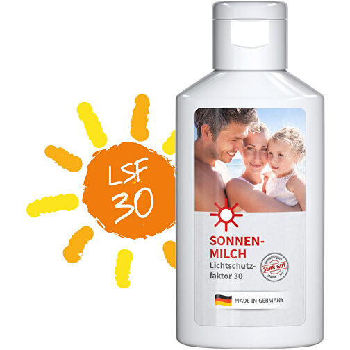 Solmelk SPF 30, 50 ml, Body Label (R-PET), Bilde 1