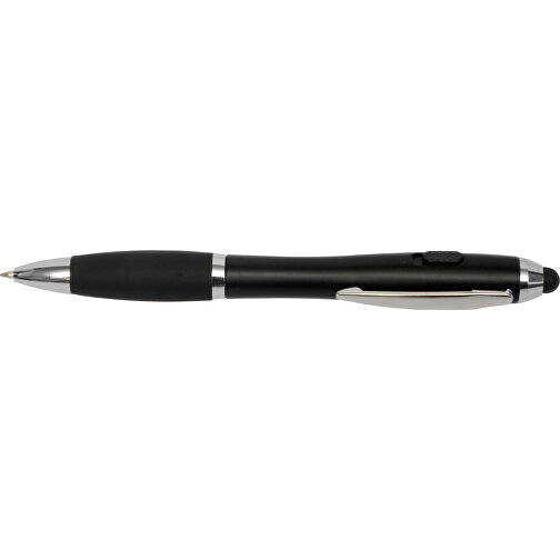 Kugelschreiber SWAY LUX , schwarz, Kunststoff / Metall, 14,10cm (Länge), Bild 3