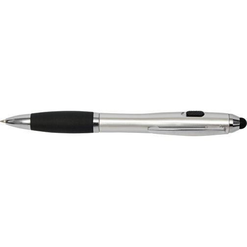 Kugelschreiber SWAY LUX , silber, Kunststoff / Metall, 14,10cm (Länge), Bild 3