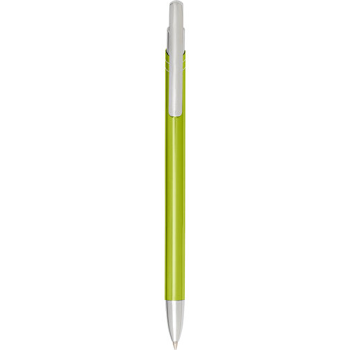 Kugelschreiber Slim , limettengrün, Aluminium, 14,40cm (Breite), Bild 1