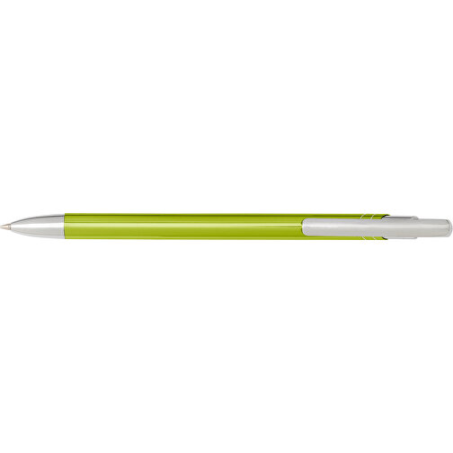 Kugelschreiber Slim , limettengrün, Aluminium, 14,40cm (Breite), Bild 3