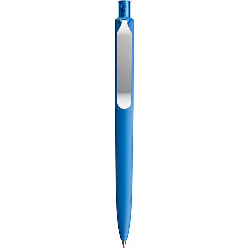 Prodir DS8 PSR Push Kugelschreiber , Prodir, trueblue/silber, Kunststoff/Metall, 14,10cm x 1,50cm (Länge x Breite), Bild 1