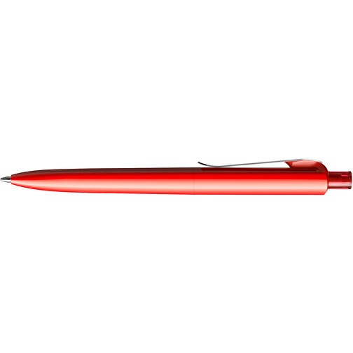 Prodir DS8 PSP Push Kugelschreiber , Prodir, rot/silber, Kunststoff/Metall, 14,10cm x 1,50cm (Länge x Breite), Bild 5