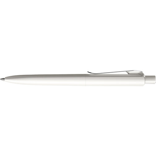 Prodir DS8 PSP Push Kugelschreiber , Prodir, weiß/silber, Kunststoff/Metall, 14,10cm x 1,50cm (Länge x Breite), Bild 5
