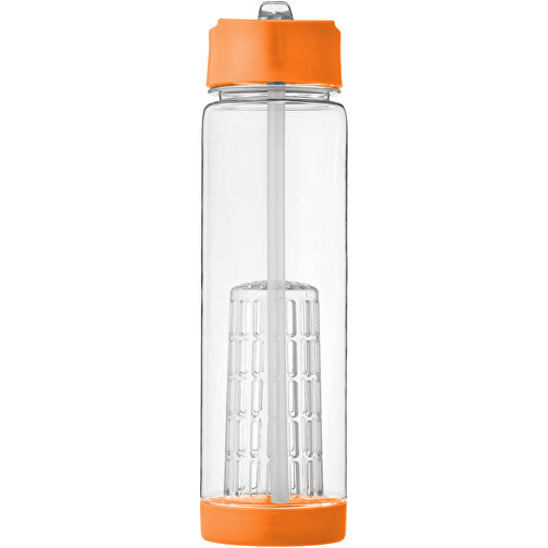 Tutti Frutti 740 Ml Tritan™ Sportflasche Mit Infuser , transparent / orange, Eastman Tritan™, 25,90cm (Höhe), Bild 1