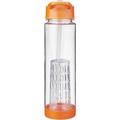 Tutti Frutti 740 Ml Tritan™ Sportflasche Mit Infuser , transparent / orange, Eastman Tritan™, 25,90cm (Höhe), Bild 2