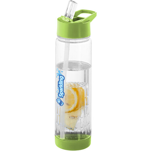 Tutti Frutti 740 Ml Tritan™ Sportflasche Mit Infuser , transparent / limone, Eastman Tritan™, 25,90cm (Höhe), Bild 3