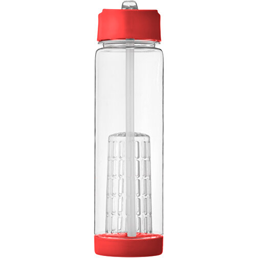 Tutti Frutti 740 Ml Tritan™ Sportflasche Mit Infuser , transparent / rot, Eastman Tritan™, 25,90cm (Höhe), Bild 6