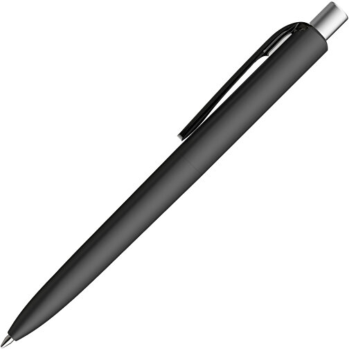 Prodir DS8 PRR Push Kugelschreiber , Prodir, schwarz/silber satiniert, Kunststoff/Metall, 14,10cm x 1,50cm (Länge x Breite), Bild 4