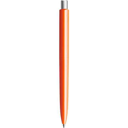 Prodir DS8 PPP Push Kugelschreiber , Prodir, orange/silber satiniert, Kunststoff/Metall, 14,10cm x 1,50cm (Länge x Breite), Bild 3