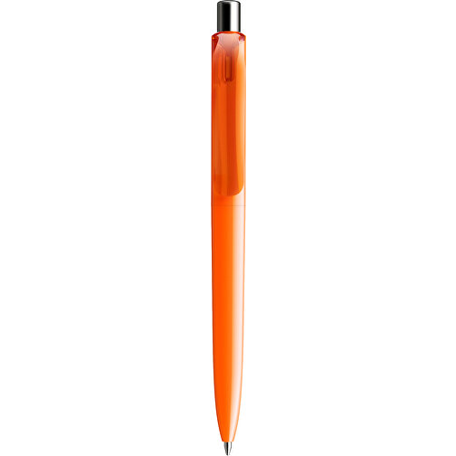 Prodir DS8 PPP Push Kugelschreiber , Prodir, orange/silber poliert, Kunststoff/Metall, 14,10cm x 1,50cm (Länge x Breite), Bild 1