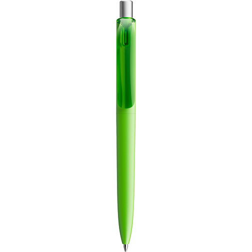 Prodir DS8 PMM Push Kugelschreiber , Prodir, grün/silber satiniert, Kunststoff/Metall, 14,10cm x 1,50cm (Länge x Breite), Bild 1