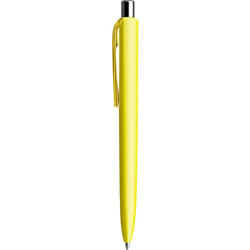 Prodir DS8 PMM Push Kugelschreiber , Prodir, lemon/silber poliert, Kunststoff/Metall, 14,10cm x 1,50cm (Länge x Breite), Bild 2