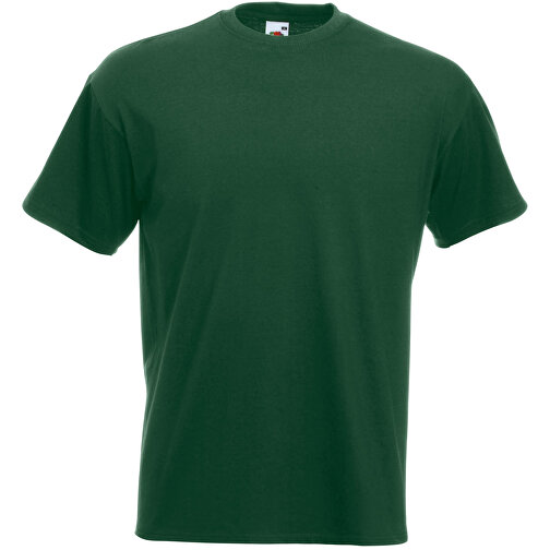 SUPER Premium T-Shirt , Fruit of the Loom, flaschengrün, 100 % Baumwolle, M, , Bild 1