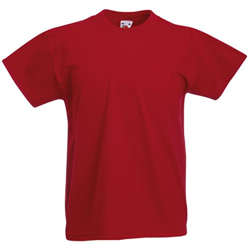 Kids Valueweight T-Shirt , Fruit of the Loom, burgund, 100 % Baumwolle, 164, , Bild 1