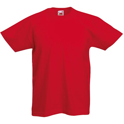 Kids Valueweight T-Shirt , Fruit of the Loom, rot, 100 % Baumwolle, 140, , Bild 1