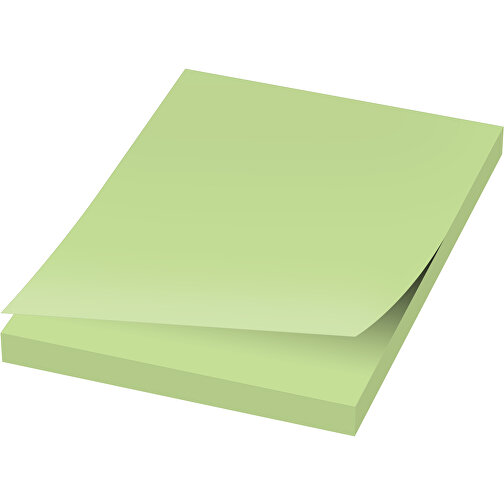 Sticky-Mate® Haftnotizen 50 X 75 Mm , mintgrün, Papier, 80 g/m2, 7,50cm x 0,25cm x 5,00cm (Länge x Höhe x Breite), Bild 1