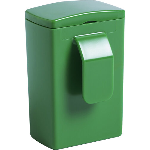 Abfall Bag Spender BLUCK , grün, 5,00cm x 3,20cm x 7,60cm (Länge x Höhe x Breite), Bild 3