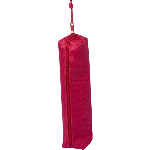 Federmappe ATECAX , rot, Polyester 600D, 5,00cm x 4,50cm x 20,00cm (Länge x Höhe x Breite), Bild 1